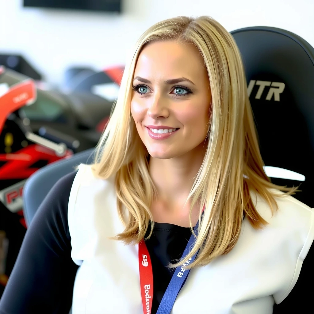 Foto di Elena Ricci, analista di Formula 1